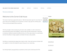 Tablet Screenshot of cornercrabhouse.com